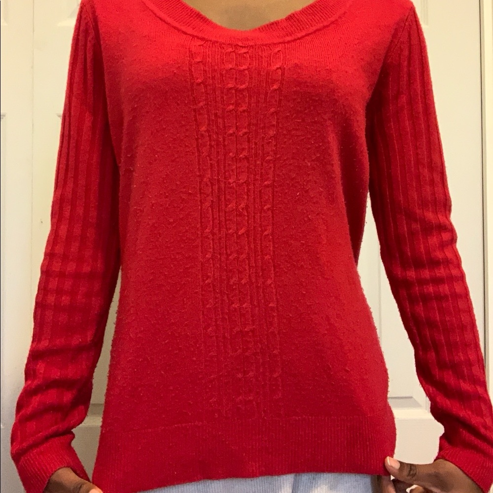Classic Red Sweater - Picture 3 of 4